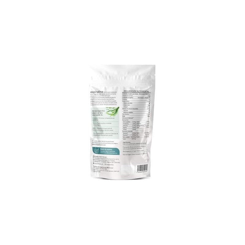 Superfoods Orgánico Tree Essentials Espirulina 200 gr