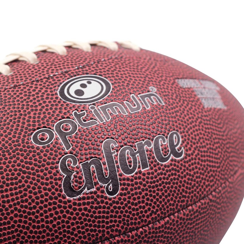 Optimum Enforce American Football, Maroon, Full Size