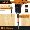 Hakkin 13Pcs Slotted Tip Screwdriver Bits S2 Steel Flat Head