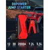 DBPOWER Peak 2000A 18000mAh Portable Car Jump Starter (up to