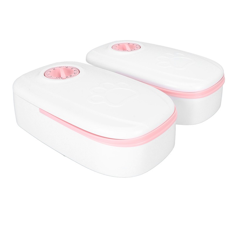 2 Meal Automatic Pet Feeder Large Capacity Smart Timed Dry