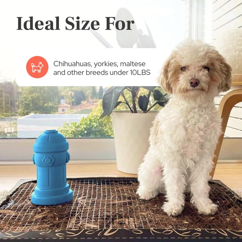 Small Dog Fire Hydrant 4x7 Silicone Soft Potty Training Aid