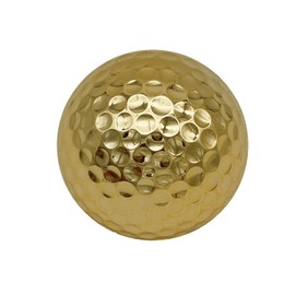 Aolowewin Golden Gold Golf Ball, Novelty Golf Ball for Gift Present and Display Decoration, 3 Layers Practice Golf Ball for Play (6)