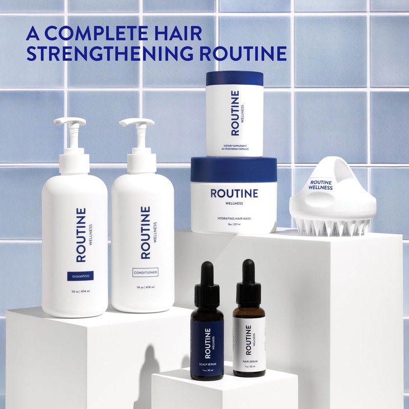 Routine Wellness Scalp Serum for Thinning Hair – Promotes Visibly-Thicker,