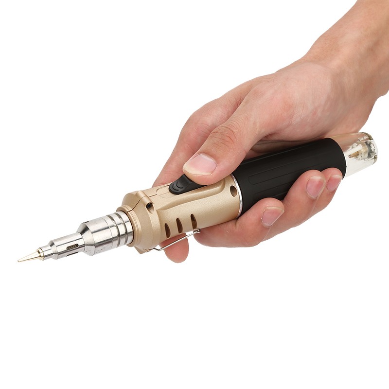 10PCS HS-1115K Multifunction Butane Gas Soldering Iron Cordless Solder Welding