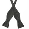 KissTies - Pajarita de boda de cachemira, Negro -, Talla