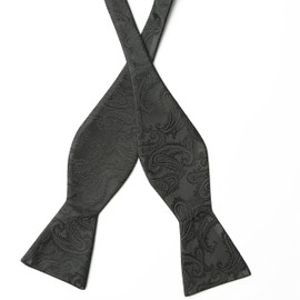 KissTies - Pajarita de boda de cachemira, Negro -, Talla única