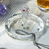 H&D Well-Crafted Crystal Glass Wedding Ring Holder