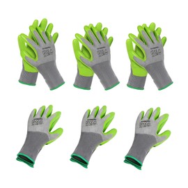WORKPRO Gardening Gloves, 6 Pairs Breathable and Non-Slip Gloves, Versatile Work Gloves for Gardening, DIY, Outdoor Care (M)
