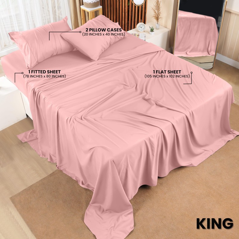 Utopia Bedding Utopia Bedding King Bed Sheets Set - 4