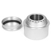 Portable Mini Aluminum Alloy Alcohol Stove with Lid Outdoor Camping