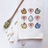 ZJXHPO Pixel Chicken Kitchen Towel Stardew Gamer Dishes Towel Pixel