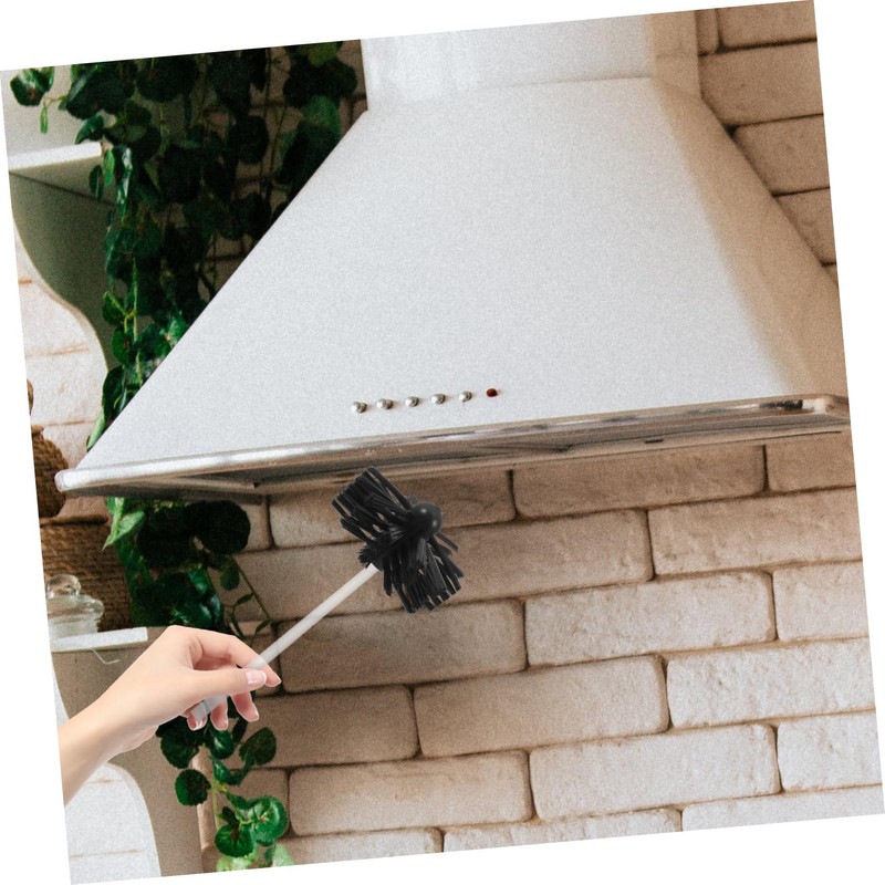 TEHAUX 2pcs Dryer Vent Brush Head Replacement Versatile Cleaning Tool