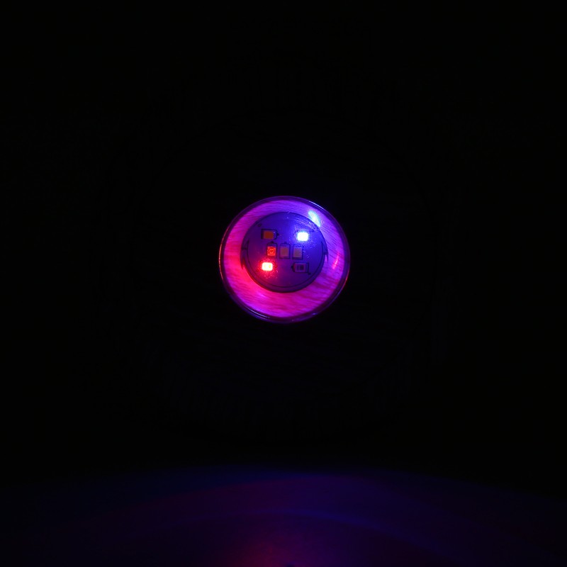 Wood Light Display Base 360 Degree Rotation Beech Grain Colorful