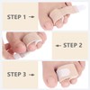 WUSJCOF 6 pcs Finger-Buddy Wraps Tapes, gepolsterte Bandagen, Stoff-Zehenbandage, Fingerschutz