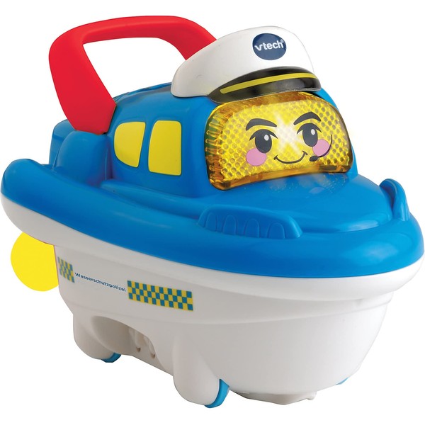 VTech Tut Tut Baby Badewelt - Wasserschutzpolizei – Interaktives Badespielzeug mit Musik, Geräuschen und Lichtern – Für Kinder von 1-5 Jahren