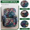 CRFATOP Printed Recliner Cover with Pockets Single Reclining Slipcover 4-Pieces