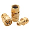 Pressure Washer Adapter Set,M22-15swivel Male Thread Fitting, 3/8" Quick Connect