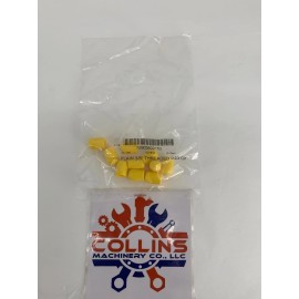 Copper B-Line SB300B 3/8"-16 Polyethylene Threaded Rod End Cap Yellow 10/BAG