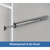 Tenovel Pull-Out Closet Clothes Closet Hanging Rod 14-Inch, Metal Telescoping