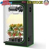 Indoor Hydroponic Grow Tent 24x24x48 W/ New Reflective Mylar Observation Window