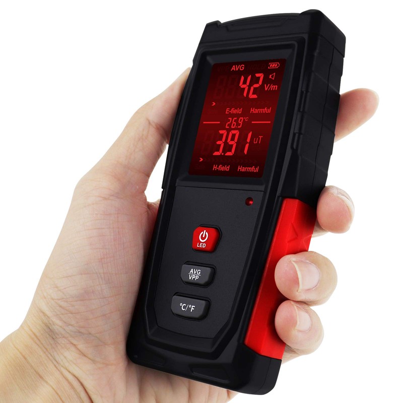 TEKCOPLUS Electromagnetic Wave Meter, EMF Detector, EMF Detector, Electromagnetic Field