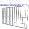 MOSINSBO Galvanized Steel Drain Grate 20x12 in for NDS 12"
