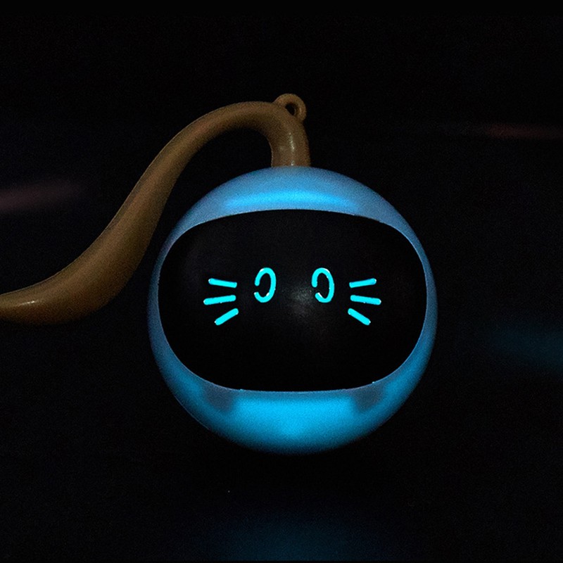 Cat Active Rolling Ball Colourful Light Circularly Charging Electric Automatic