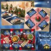 OBUSATT 50Pcs Christmas Paper Placemats Holy Night Place Mat Nativity