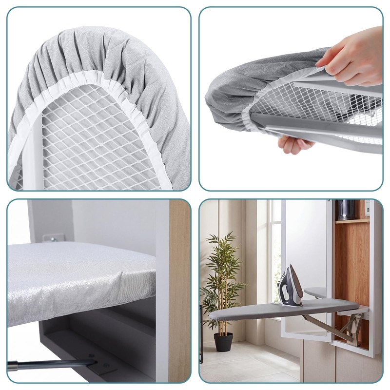 Hushee 12" x up to 43" Ironing Board Cover 2