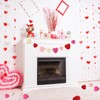 Geosar Valentine's Day Felt Hearts Heart Shaped Felt Wool Bead