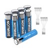 Notmise Rechargeable AA Batteries, AAA Lithium Ion 1.5V, Fast Charge,
