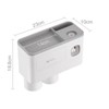 Toothpaste Dispenser Wall Mounted Toothpaste Dispenser Squeezer Kit for Bathroom