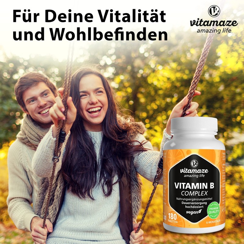 Vitamin B Complex High Strength for 6 Months - All