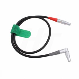 HangTon Right Angle CAM 7 Pin Start Stop Power Cable for ARRI Alexa Mini Cforce Mini LBUS 4 Pin, AMC-1 Cforce RF Motor, Cmotion cPRO Motor Camin 24 Inches
