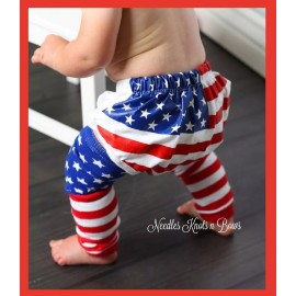 Unbranded USA Flag, Patriotic, Stars & Stripes, 4th of July Leg Warmers, Arm Warmers