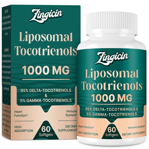 Vitamin E Tocotrienols - Liposomal Vitamin E Oil 1000mg, Highly