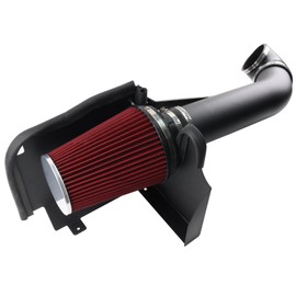BAGARAATAN 4" Cold Air Intake System with Heat Shield for 1999-2006 Chevy/GMC V8 4.8L 5.3L 6.0L Silverado 1500/2500/3500 - High Flow Air Filter Kit, Improved Horsepower & Throttle Response