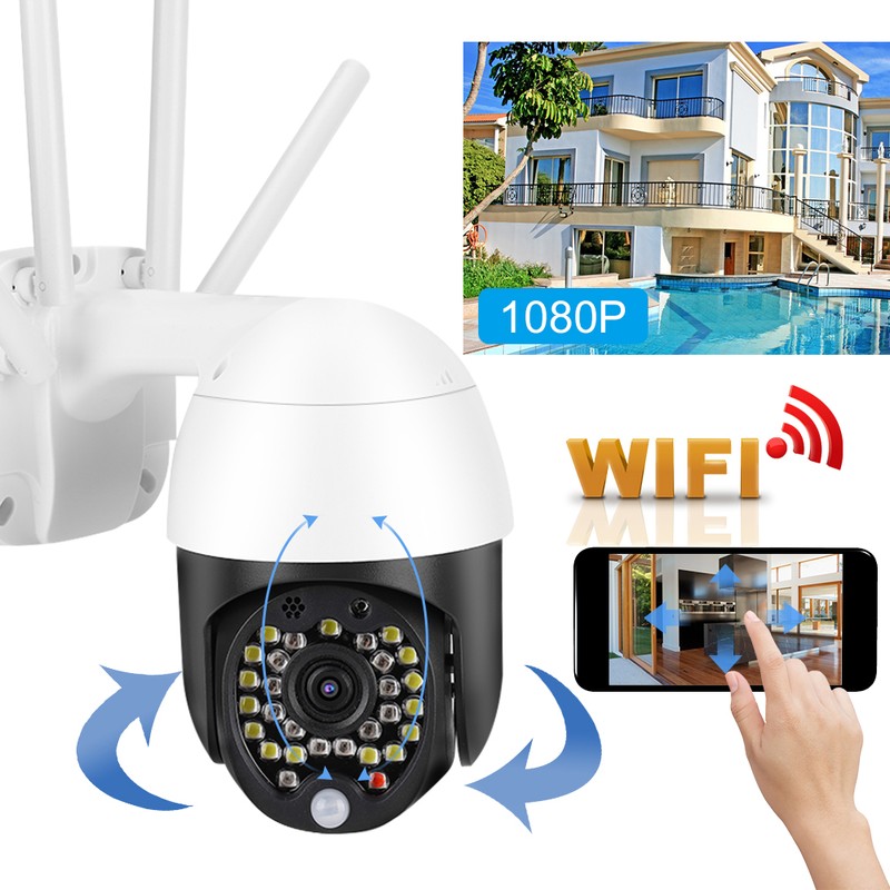 1in Mini Waterproof 1080P HD Dome Camera Motion Detection Wireless