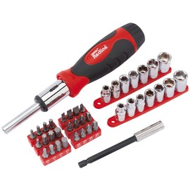 Draper Redline 68835 Ratcheting Screwdriver Socket and Bit Set (40-Piece)