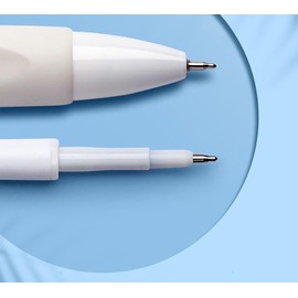 YIKANGHENG 18 Pcs Fine Point Pressing Pens, 0.5mm Black Ink White Gel Pens for Office, Study, Gift and Home Supplies (18)