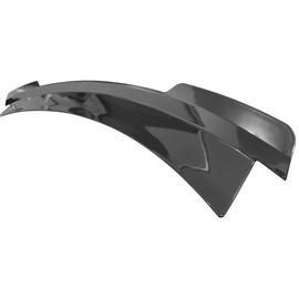 IKON MOTORSPORTS, Trunk Spoiler Compatible with 2015-2023 Ford Mustang Coupe & Convertible, MD Style Rear Trunk Lid Spoiler Wing Gloss Black ABS Plastic