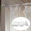 Newtay 4 Sets Angled Shower Rod Mount for Sloped Walls