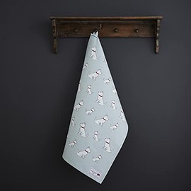Sweet William Westie Tea Towel