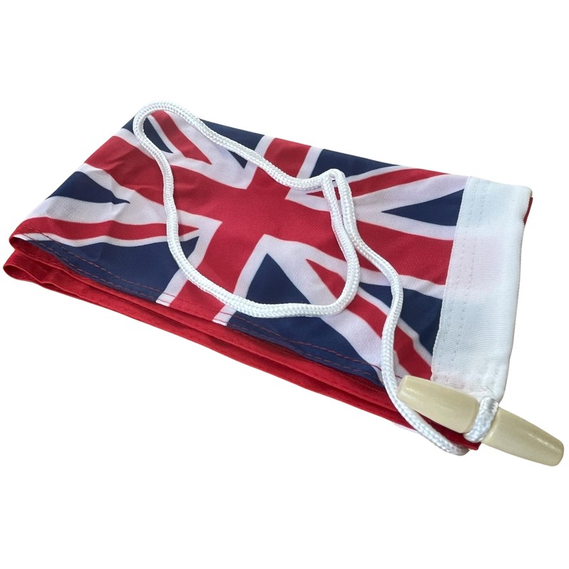 NWFlags Red Ensign Flag 150gsm Nylon Rope & Toggle 18"