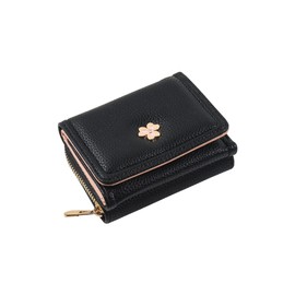 WELCAPAC Leather RFID Wallet - Around Clutch Large Slim Case and Multi-Card Organizer (Black), Black, Black