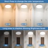 Rechargeable Closet Lights Motion Sensored, Battery Operated Ceiling Light Wireless