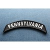 Pennsylvania Patch - 4x1.75 inch. Embroidered Iron on Patch