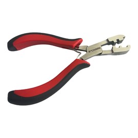 Professional K-Tip Hair Extension Tool – Fusion Bond Crusher & Applicator Pliers for Installing & Removing Keratin, Flat Tip, Pre-Bonded Extensions – Salon-Grade Stainless Steel Styling Tool