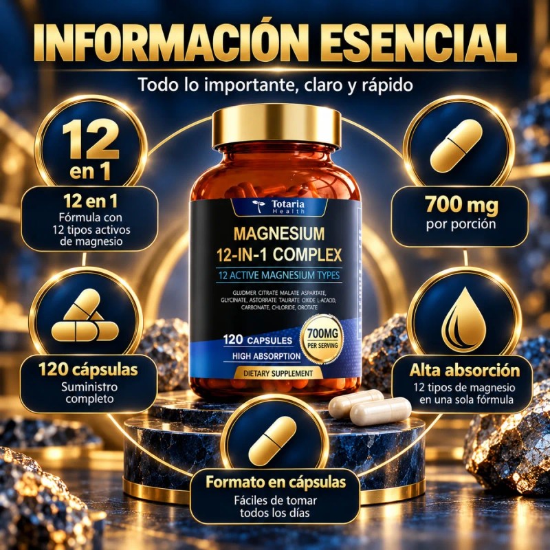 Magnesium Natural Mineral Supplement Pack 2